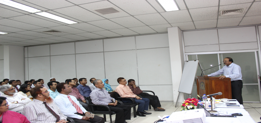 A session Conducted by Principal Secretary Sir
